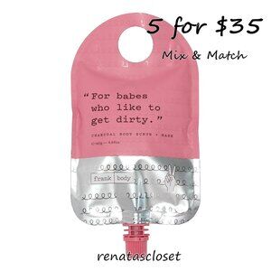 Frank Body Charcoal Body Scrub + Mask NWT/NIP/SEALED